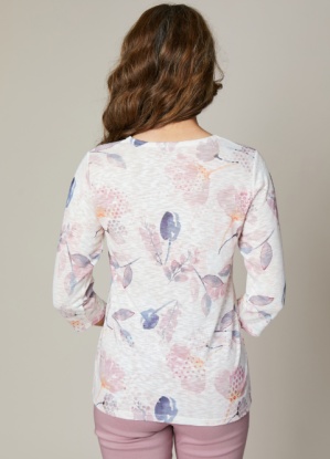 Jessica Graaf Jessica Graaf Scoop Neck Tulip Print Top